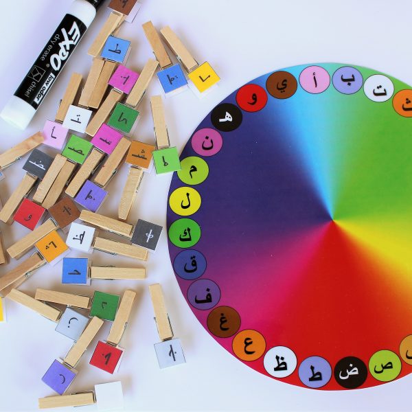 Arabic Alphabet Matching Wheel